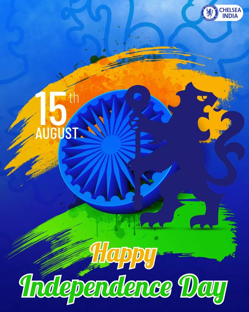 cisckolhapur's tweet photo. सर्व भारतीय बंधू भगिनींना ७५ व्या स्वातंत्र्यदिनाच्या हार्दिक शुभेच्छा! 🇮🇳 💙
.
.
#ChelseaFC #CFC #ChelseaIndia #HarGharTiranga #IndependenceDay #India #ChelseaKolhapur #CISC_Kolhapur https://t.co/rle37zdGtM
