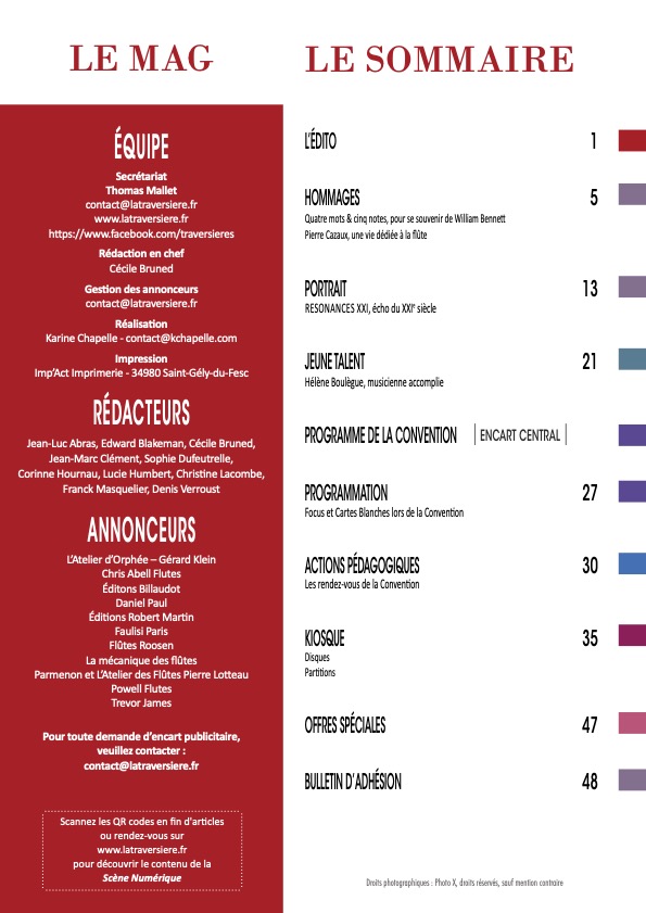 Découvrez le nouveau Traversières Magazine N°142 ! Bientôt dans votre boite aux lettres et déjà en ligne : latraversiere.fr/categorie-prod… 
Bonne lecture ;)