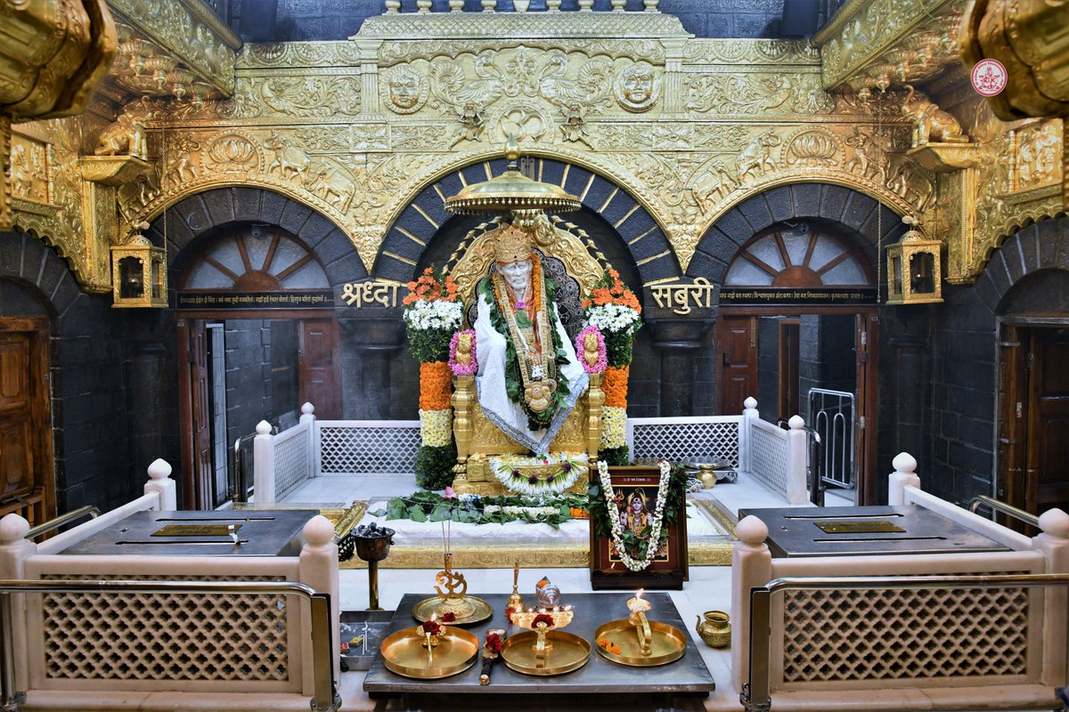 SSSTShirdi's tweet photo. *!! ॐ साई राम !!*
*श्री साईबाबा संस्थान विश्वस्त व्यवस्था,शिर्डी*
*!! ॐ Sai Ram !!*
*Shri Saibaba Sansthan Trust, Shirdi*
≈≈≈≈≈≈≈≈≈≈≈≈
*आरती :-  माध्यान आरती
*सोमवार दिनांक १५ ऑगस्ट २०२२*     
*Aarti : -Madhyan aarti
*Monday 15 August 2022* https://t.co/8VxlxxrvZs