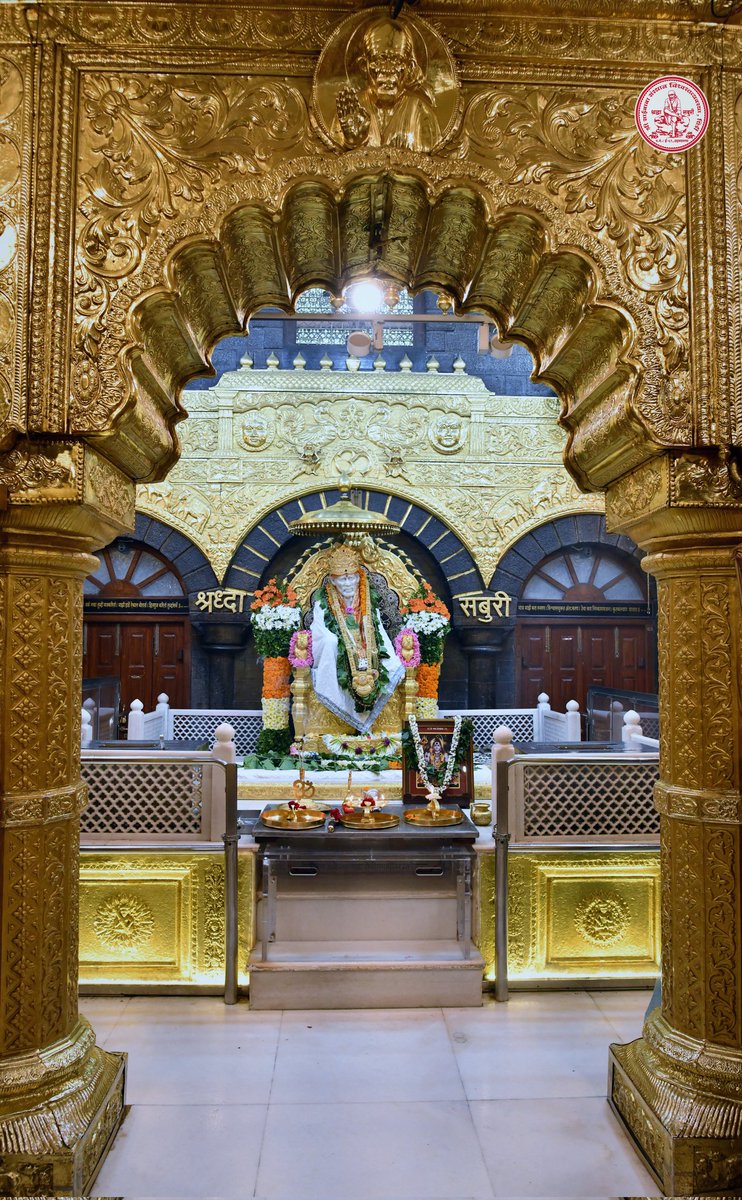 SSSTShirdi's tweet photo. *!! ॐ साई राम !!*
*श्री साईबाबा संस्थान विश्वस्त व्यवस्था,शिर्डी*
*!! ॐ Sai Ram !!*
*Shri Saibaba Sansthan Trust, Shirdi*
≈≈≈≈≈≈≈≈≈≈≈≈
*आरती :-  माध्यान आरती
*सोमवार दिनांक १५ ऑगस्ट २०२२*     
*Aarti : -Madhyan aarti
*Monday 15 August 2022* https://t.co/8VxlxxrvZs