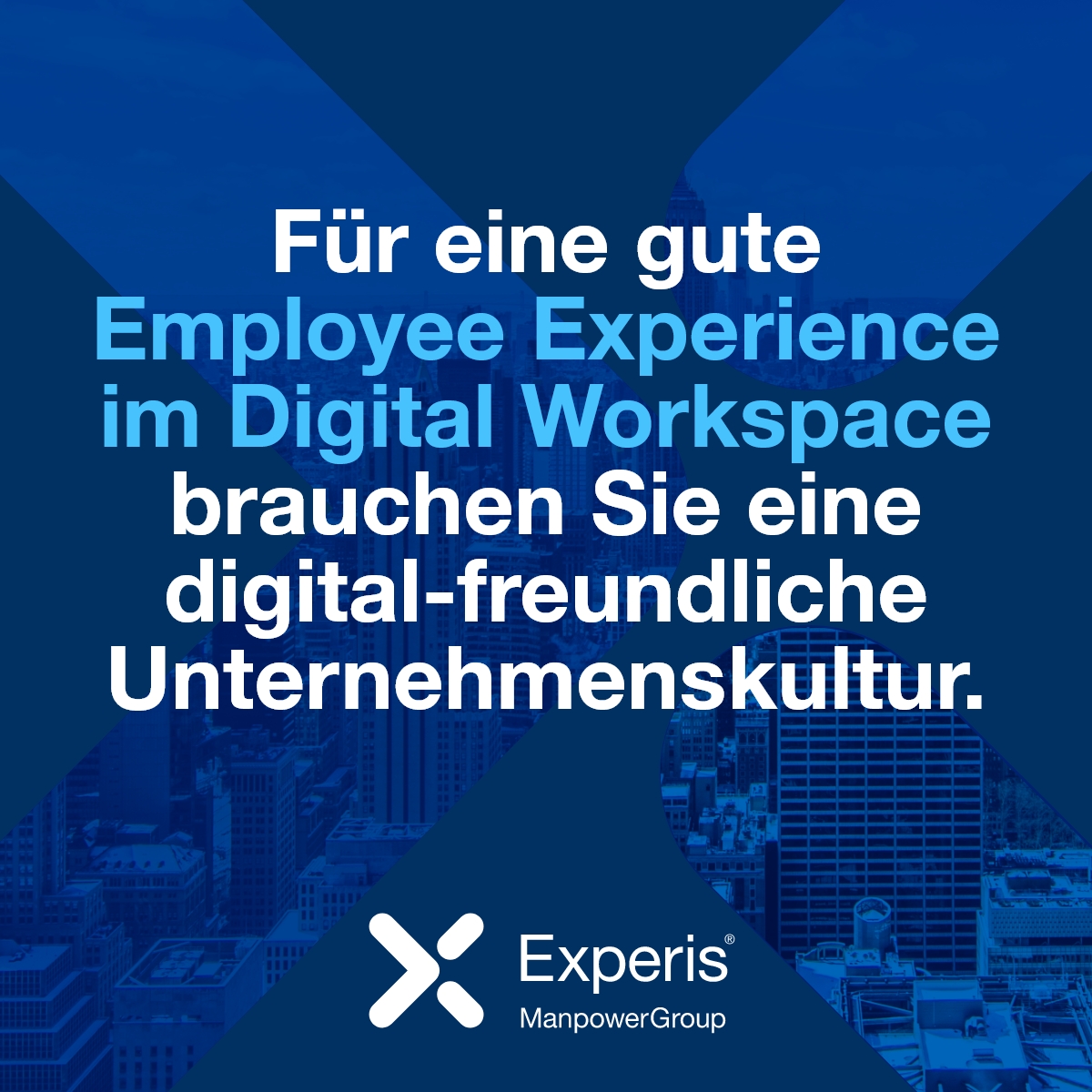 ExperisDE's tweet image. Etablieren Sie eine Kultur, in der Mitarbeitende Sicherheit in klar strukturierten Prozessen finden. Das wirkt sich positiv auf ihre Employee Experience aus.

#employeeexperience #digitalworkspace #prozessautomation #experienceIT #newwork #culturematters #unternehmenskultur