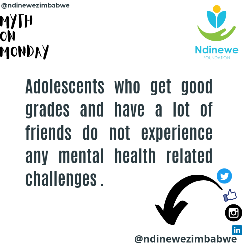 1/2 Mental health conditions often result from a complex interaction of social, psychological, and biological factors. They can affect anyone regardless of their socioeconomic status or how good their life appears at face value. Young people doing well in school may feel pressure