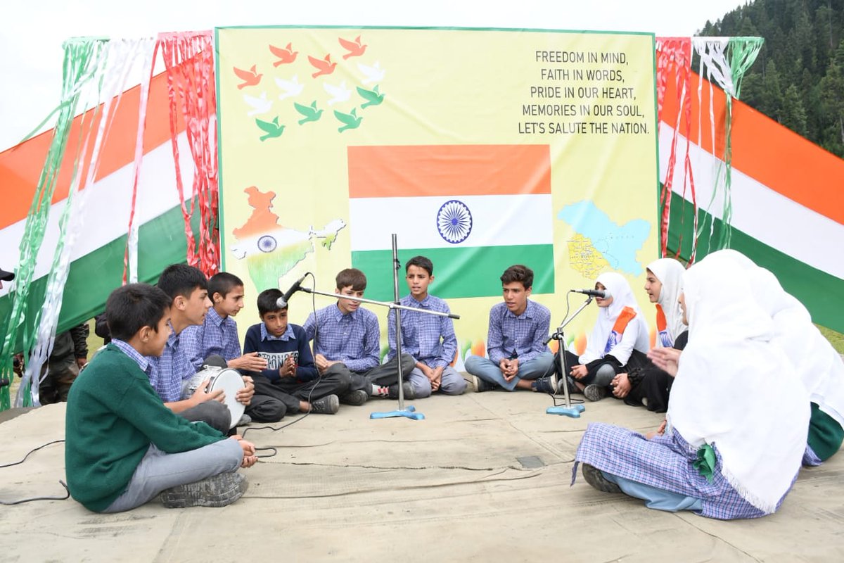 bahisht_kgali's tweet photo. Saluting the bravehearts of this unprecedented Nation. #HappyIndependenceDay from the bright future of #Tulail.@ChinarcorpsIA @pranav_aquarian @gijojoseph1982 @guptapranil @onlinegurez @danishnaseer414 @LoneSulaiman786 @fromfarfarawayy https://t.co/MQ1V9Ntjot