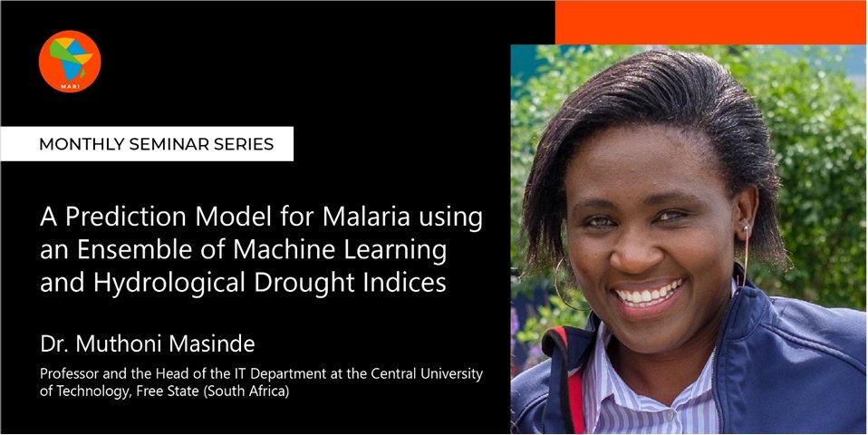 muthonimasinde's tweet photo. Presentation on a model that uses machine learning to predict the outbreak of infectious diseases using two drought indices and historical incidents of malaria.  
@iam_OchiengM @cutfsonline @MSFTResearch https://t.co/4TkE1Fgl5O