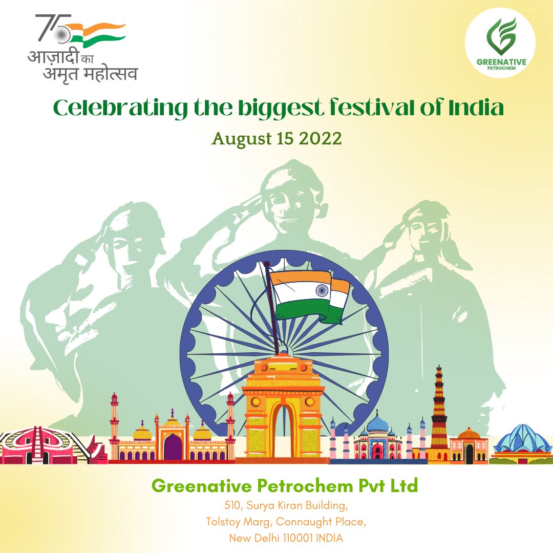 greenativepetro's tweet photo. Happy 75th Independence Day Indians 🇮🇳🇮🇳🇮🇳

#AzadiKaAmritMahotsav #azadikaamritmahotsav2022 https://t.co/v0aFKXkuXh