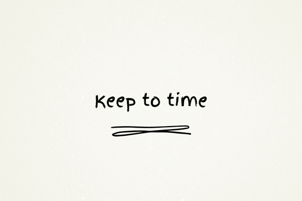 #7: Keep to time.

This is the formula I use over and over again:

“100 people in the audience + 30 minute talk = 50 combined hours of people's lives"

We all think we have great content and the audience wants to hear more.

But their time is valuable.

Never run over time.