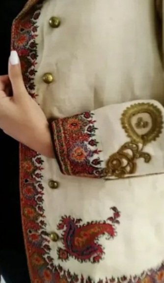 A very old and beautiful dress.