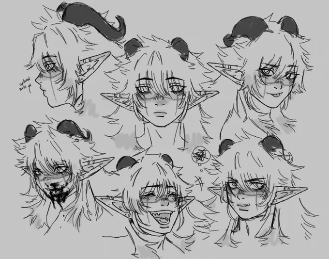 Tails of Xadia character I made :33 he drinks blood 