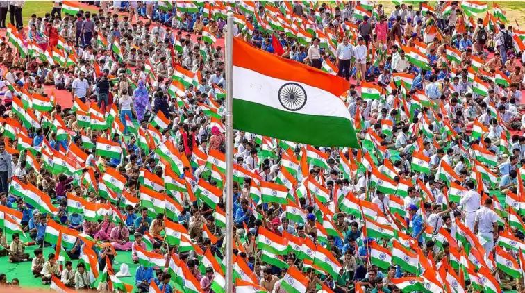 NavanitaBasu's tweet photo. INDIA at 75..Evergreen and Strong. Jai Hind. https://t.co/L1eABXtCyi