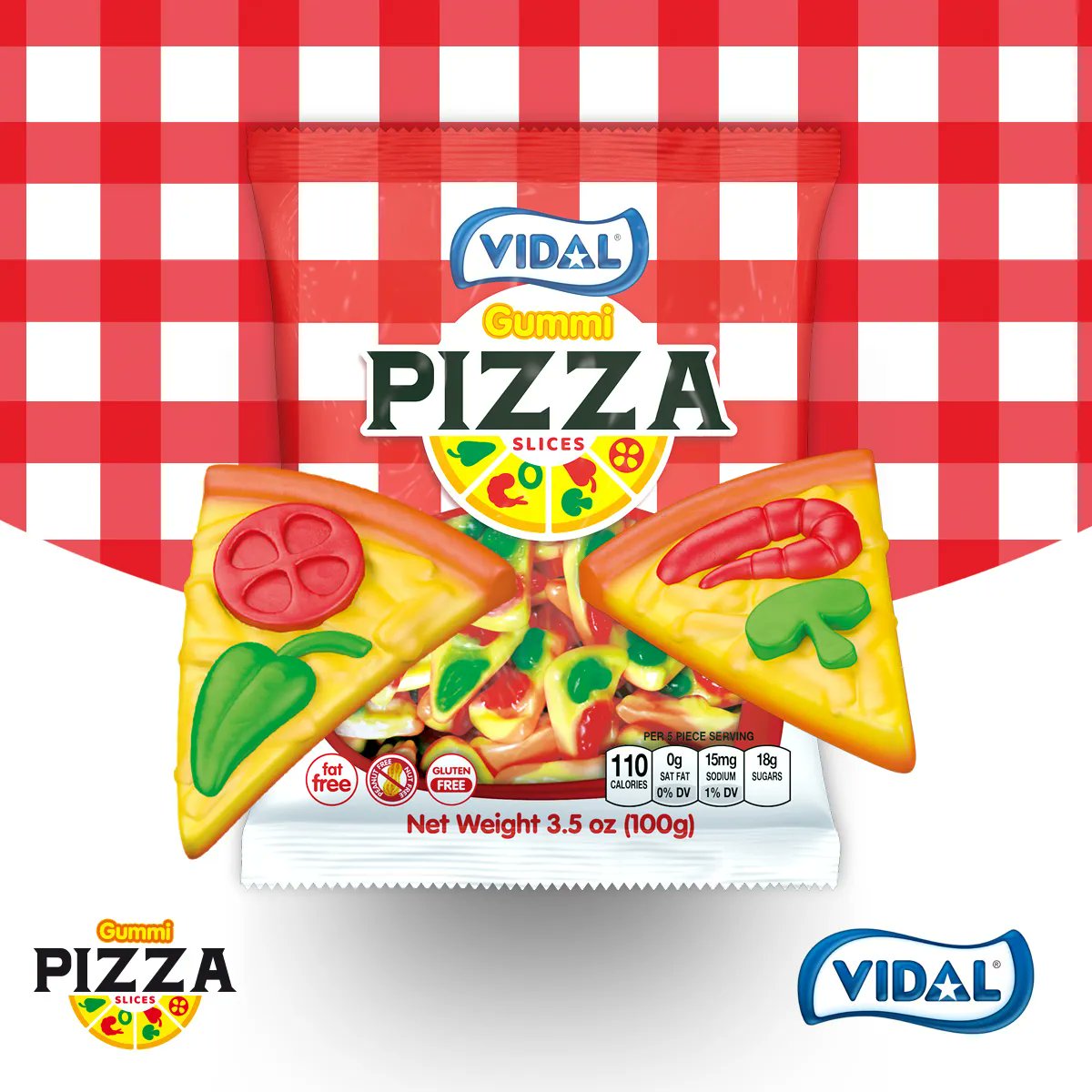 Vidal_Candies's tweet photo. 🍕 Designed to awaken the taste buds of the sweet-toothed, at Vidal we have created the most appetizing gummi Pizza Slices! 
#TheSweetestLife #VidalCandies https://t.co/Wu5Xmkj16B