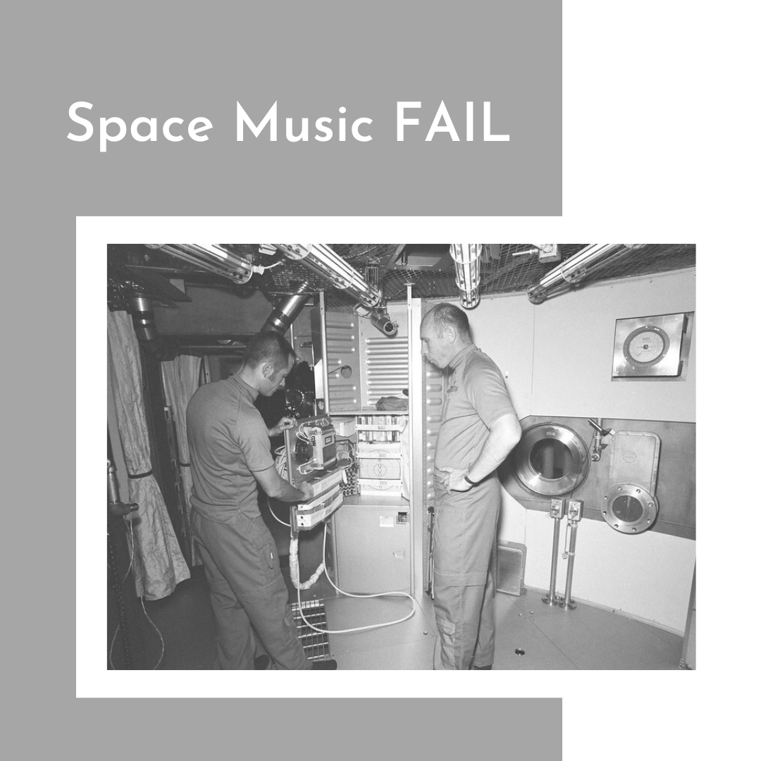 SF_Skylab's tweet photo. NASA engineers attempted to make music sound better in the low atmosphere of SMEAT by making special tapes. Unfortunately, the astros' picks of The Beatles, Frank Sinatra and Frederic Chopin ended up sounding rather tinny. #recreationday #musicinspace #spacemusic #smeat #skylab https://t.co/rXr73i8bHj
