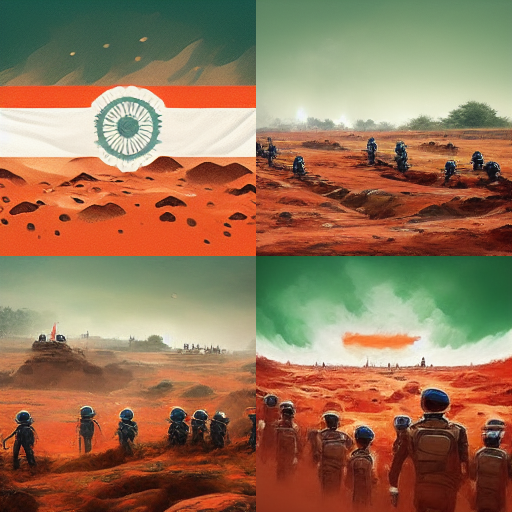 nerdysid's tweet photo. Tribute to our mother land #india with #AI generated image. 

#HappyIndependenceDay https://t.co/yziYzS7CGW