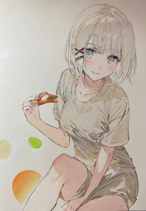  色鉛筆で描きました…!自信作 