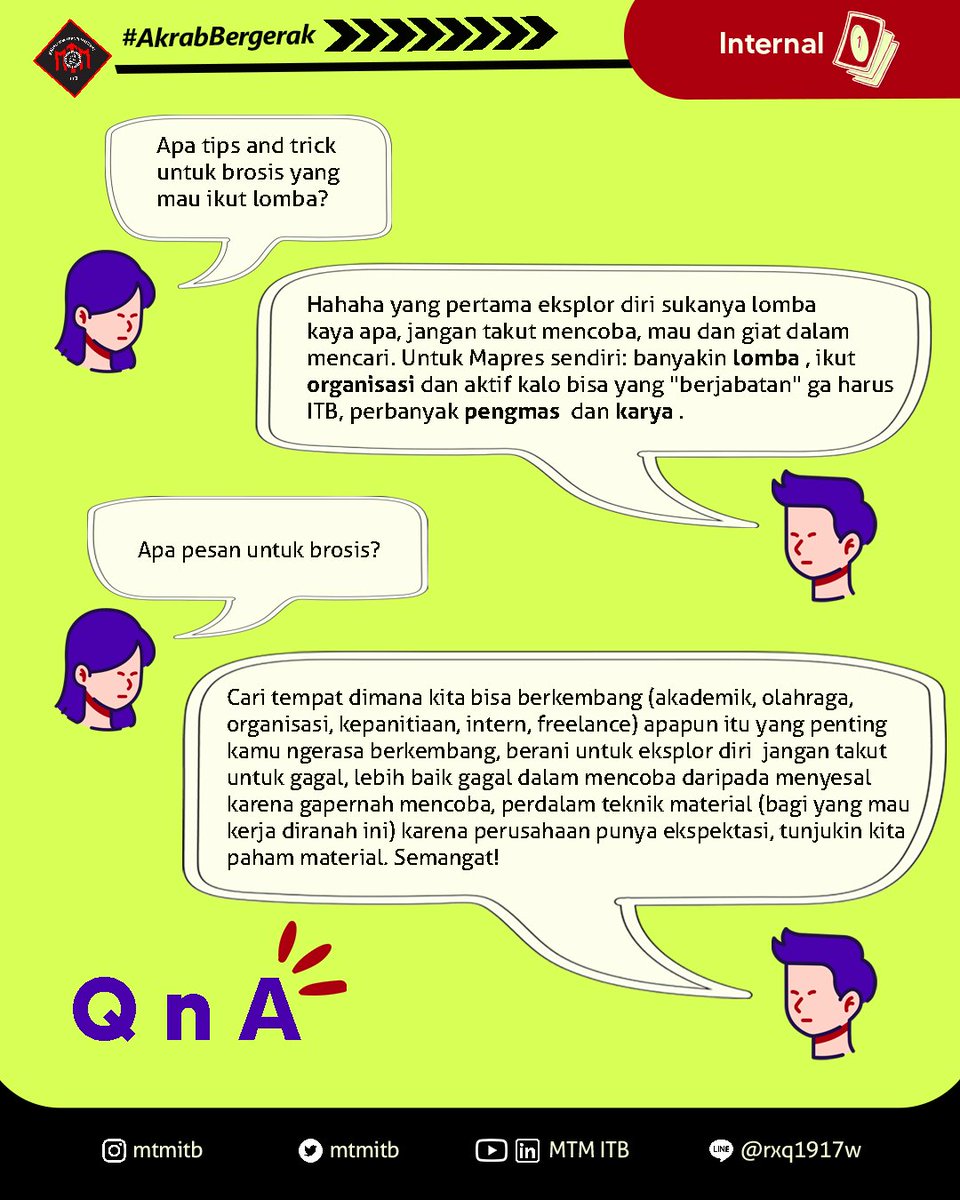 mtmitb's tweet photo. [APRESIASI PRESTASI]

Selamat kepada Indra (13719057) atas perolehan prestasi sebagai finalis Mahasiswa Berprestasi ITB 2022 👏Semoga brosis MTM lainnya terus kuat, tangguh, dan bersemangat dalam berprestasi ya!
 
#AkrabBergerak
#InternalEnjoy
#HERMES
#AkrabBersamaKapres
#MTMITB https://t.co/D7A94kLbYX