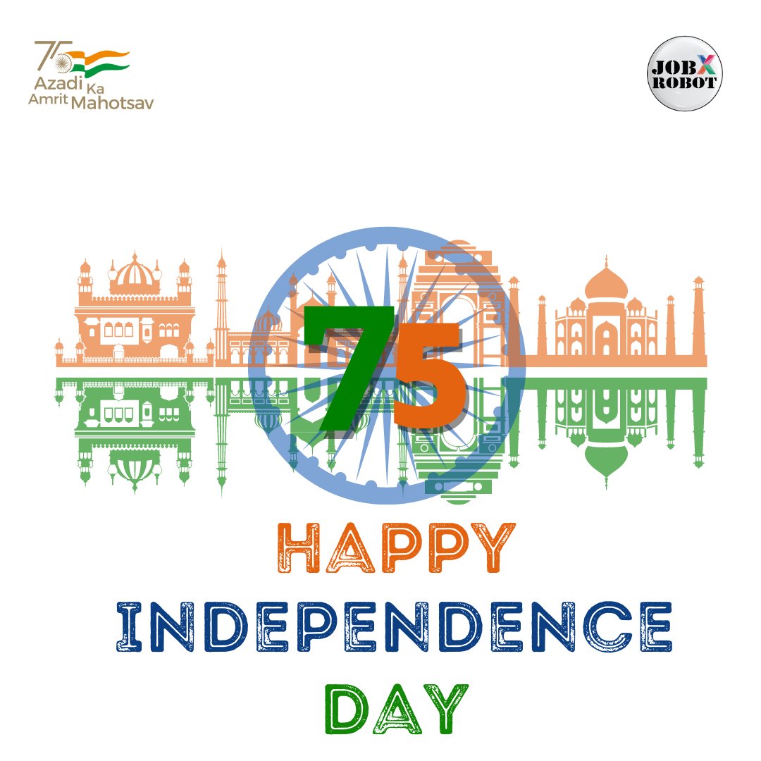 JobXRobot's tweet image. Happy 75th Indian Independence Day! Sit back relax and celebrate this momentous occasion and let JobX Robot take care of all your problems with our one-stop-shop solution to all your needs. #75thIndianindependenceday #India #Freedom #HappyIndependenceday #JobXRobot