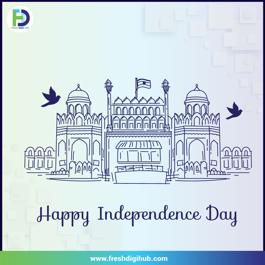 FreshDigiHub's tweet photo. Today we cherish the ones who made our independence possible. Freedom is hard to get, but we were blessed to have it. Let’s appreciate everything we have &amp; celebrate great miracle of freedom. 
Happy Independence Day 🇮🇳🇮🇳

#happyindependenceday #independenceday #FDH #FreshDigiHub https://t.co/Vuer43o1zK