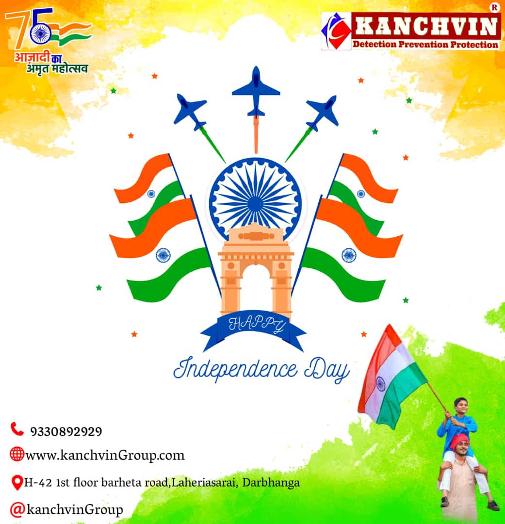 kanchvingroup's tweet photo. Happy independence day।

#Detection_Prevention_Protection 
#security #protection_products #proactive_services #PROFESSIONAL_EXPERTS #firefighting #firesafety #firefighter #securitysolutions #securityguard  

https://t.co/5eHbobdxNG
Kanchvin Group https://t.co/h6BRCcZbgw
