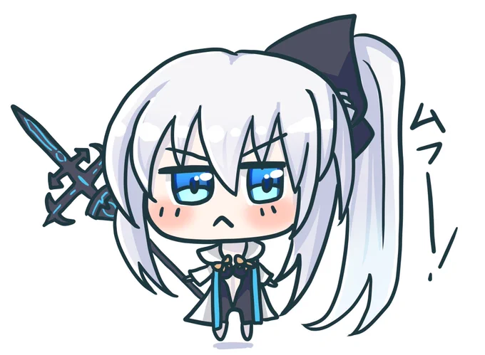 初めて描いたデフォルメモルガン陛下と今のもるがんちゃん。 