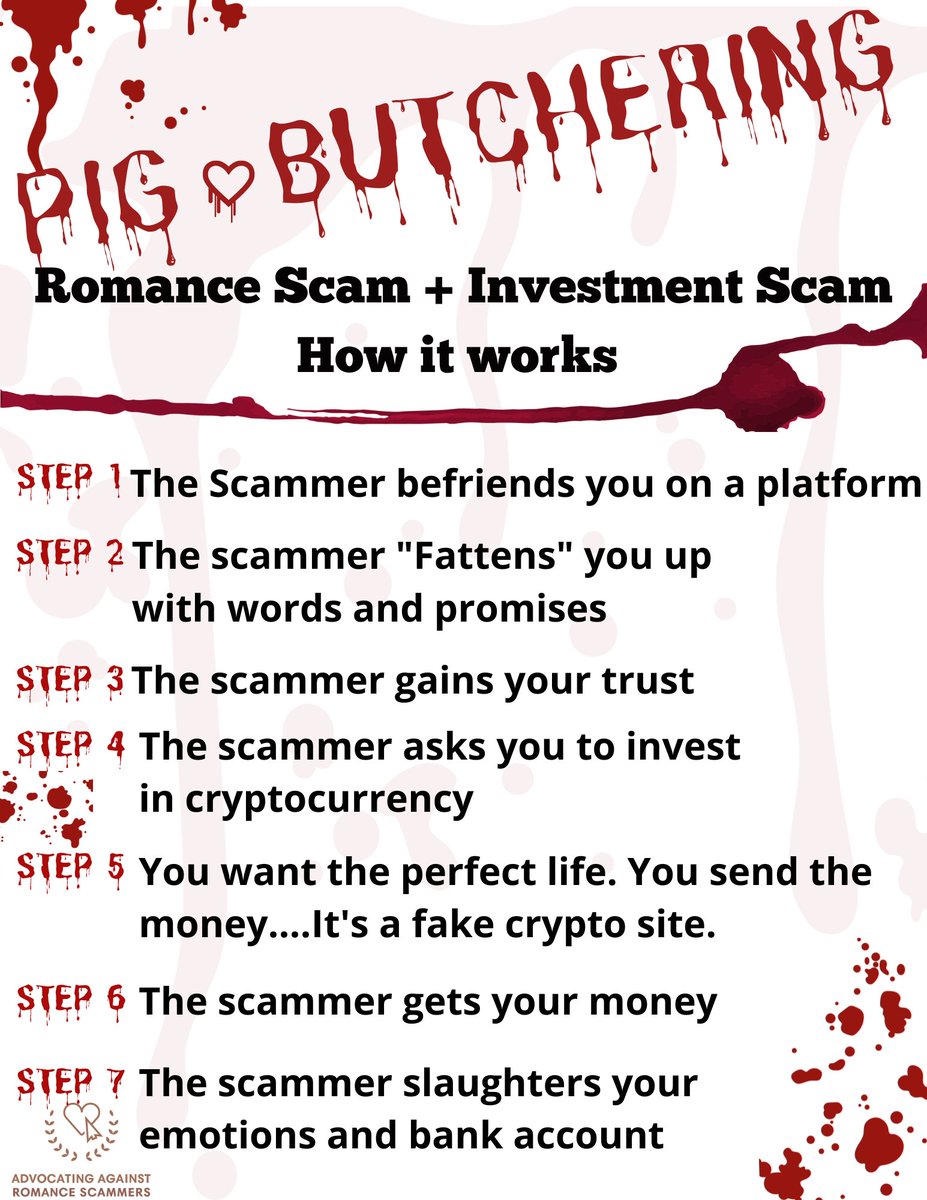#pigbutchering #scammer #scam #scamming #invest #cryptocurrency #romancescams #investmentscams #fbi #report #millions #billions