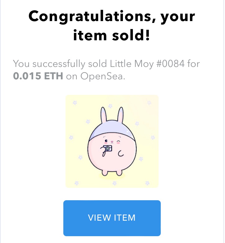 Wow!!🥳🥳🤩 We're mostly buyers,  so we don't see many "your item sold" emails, but have to say, it's super fun!!🤩🥳😍

Congratulations to the new owner <a href="/katas_art/">Kata 🇨🇦🇭🇺</a> and to the creator <a href="/cutelittlemoys/">Little Moys 🌙SOLD OUT🌙</a> ❤️ Both dear friends 🤗😘 

Shopping money!!😁🛍️