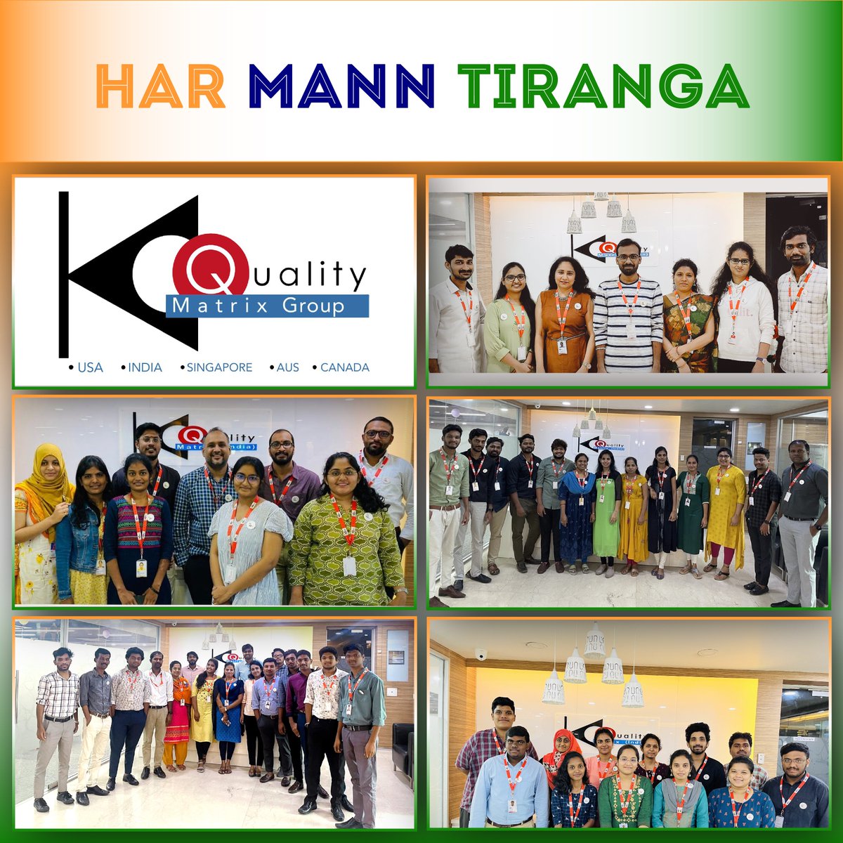 QualityMatrix's tweet photo. @QualityMatrix
We should not let anything divide the idea of India. Happy Independence Day 2022!
QM team wishes everyone a Happy 75th Independence Day.✊✊🇮🇳🇮🇳
#independenceday #independenceday2022 #IndependenceDayIndia #TeamIndia #Team #QualityMatrix https://t.co/8ImLPKPBE4