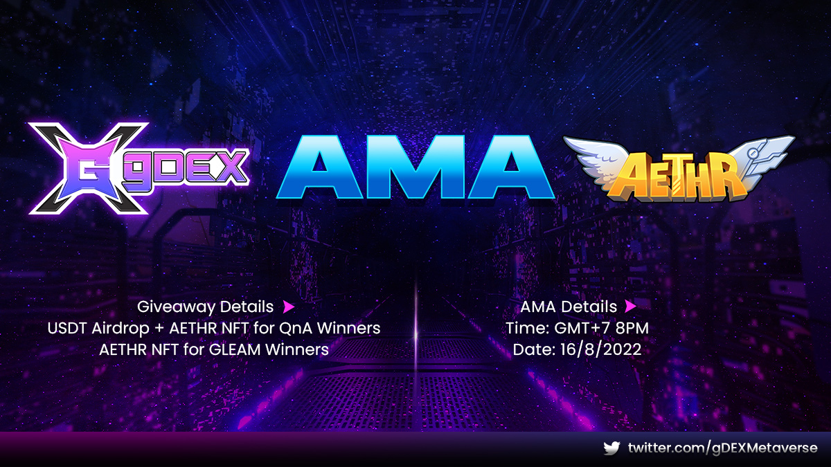 MoonstaxWeb3's tweet photo. 🚨AMA Alert🚨

Join us next Tuesday as we team up with @AethrWorld to conduct an AMA where we will be trading your best questions for exciting rewards!

Don't miss it on our YouTube channel on 16th August 2022 at 8PM (GMT+7)

#LivestreamWithgDEX https://t.co/I1rFK0iNFk
