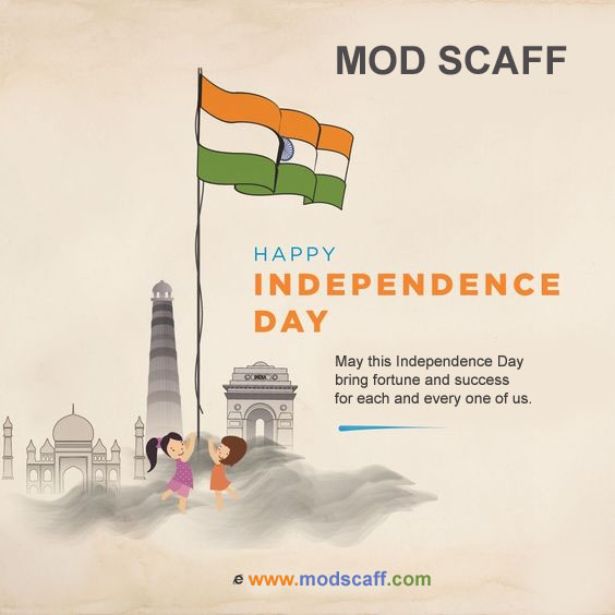 ModscaffIndia's tweet photo. Celebrating 75 glorious years of India's Independence ๐ฎ๐ณ...
Wishing you all a very Happy Independence Day...
May our nation keep progressing with happiness & prosperity...#formwork #scaffolding #construction #building #metro #heavyformwork
Visit: https://t.co/d3Xwkknslj https://t.co/g74Bz9bd5Z