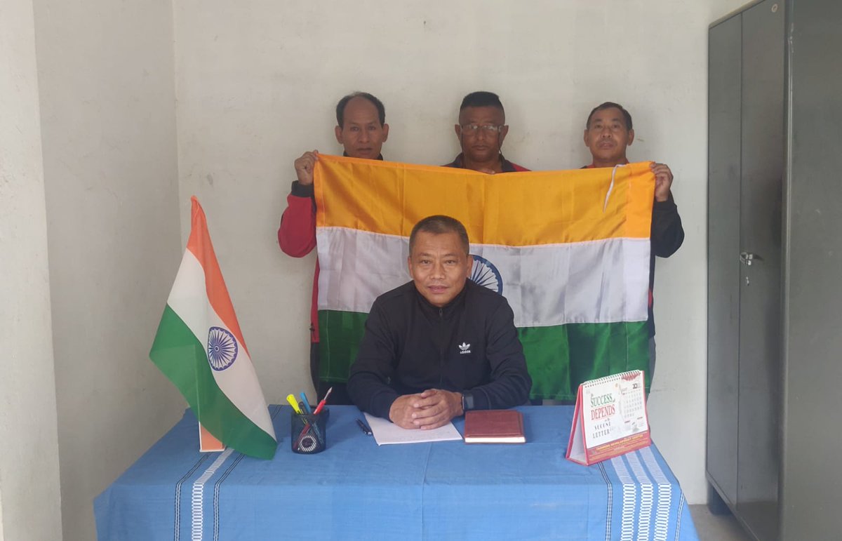 YAS_Manipur's tweet photo. Today is a day to feel proud about being a part of this great nation. Our proud officials and players from various districts celebrating the 75 years of India's Independence. May this spirit of freedom lead us all to success and glory in life. 

Happy #IndependenceDay to all! https://t.co/eRhoZL02vh