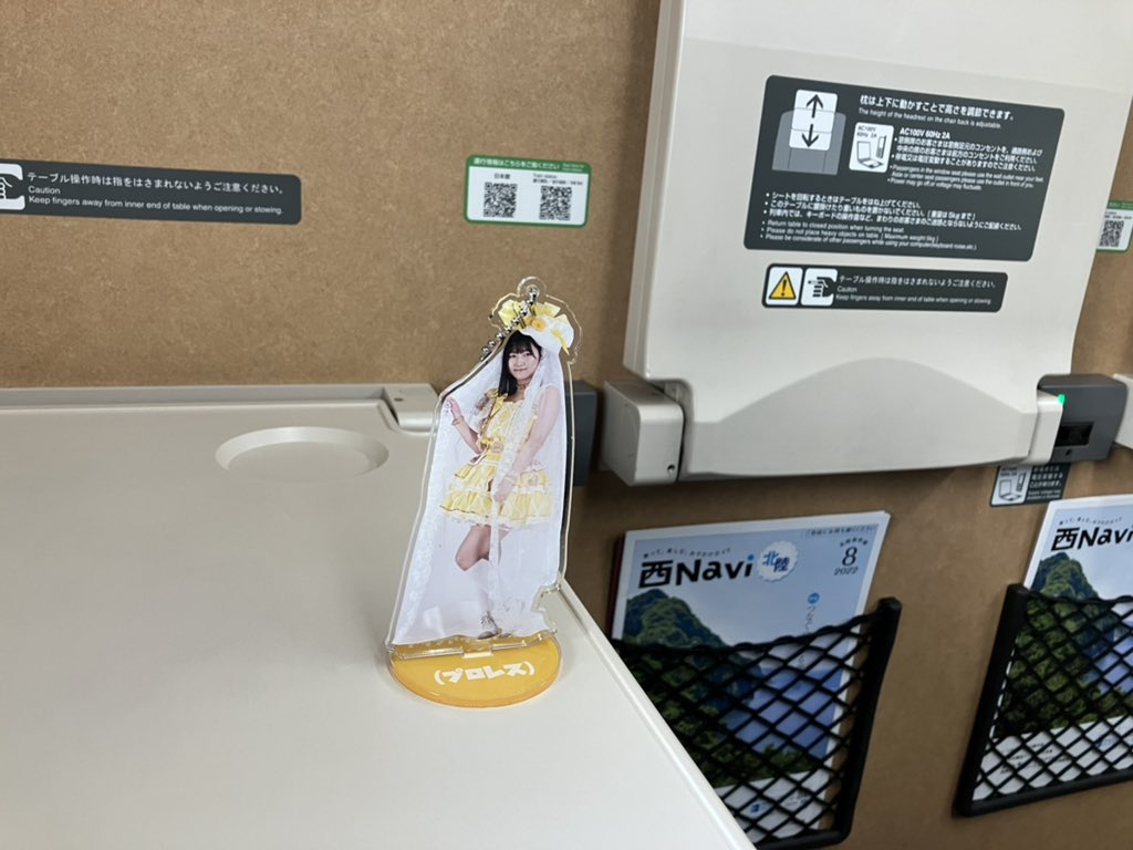 jun_yamane's tweet photo. らくちゃんが一番になれますように、と「かがやき」の1号車1番Aに乗車(^^) https://t.co/Uksnq7JGfx