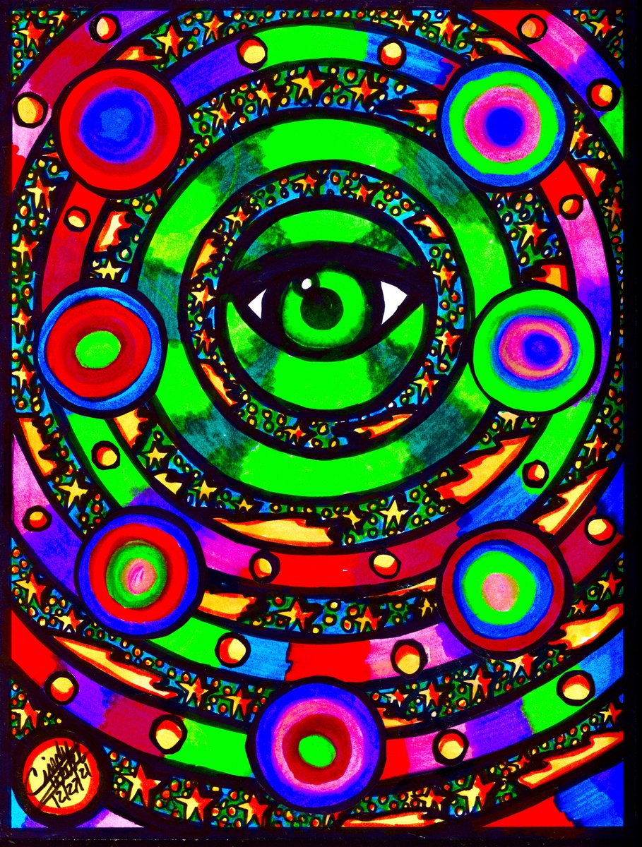 CindyZweibel's tweet photo. Title:Orbs
Copyright © 2021Cindy Zweibel. #DrawingOfTheDay. #CZPOP #CindyZweibel.           Follow for Launch of NFT Collection https://t.co/28idLoRTa9