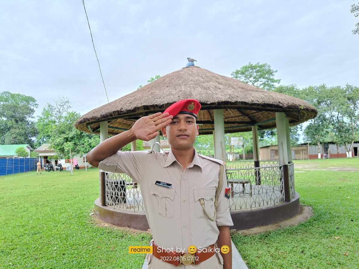 boruahdulumoni5's tweet photo. Happy 75th Independence Day
11th APBn,Dergaon
#AzadiKaAmritMahotsav
#HarGharTiranga
#HarGharTirangaAssam
@PMOIndia
@HMOIndia
@MinOfCultureGoI
@CMOfficeAssam
@himantabiswa
@DGPAssamPolice
@assampolice
@commandant11th1 https://t.co/lROStGFbYx