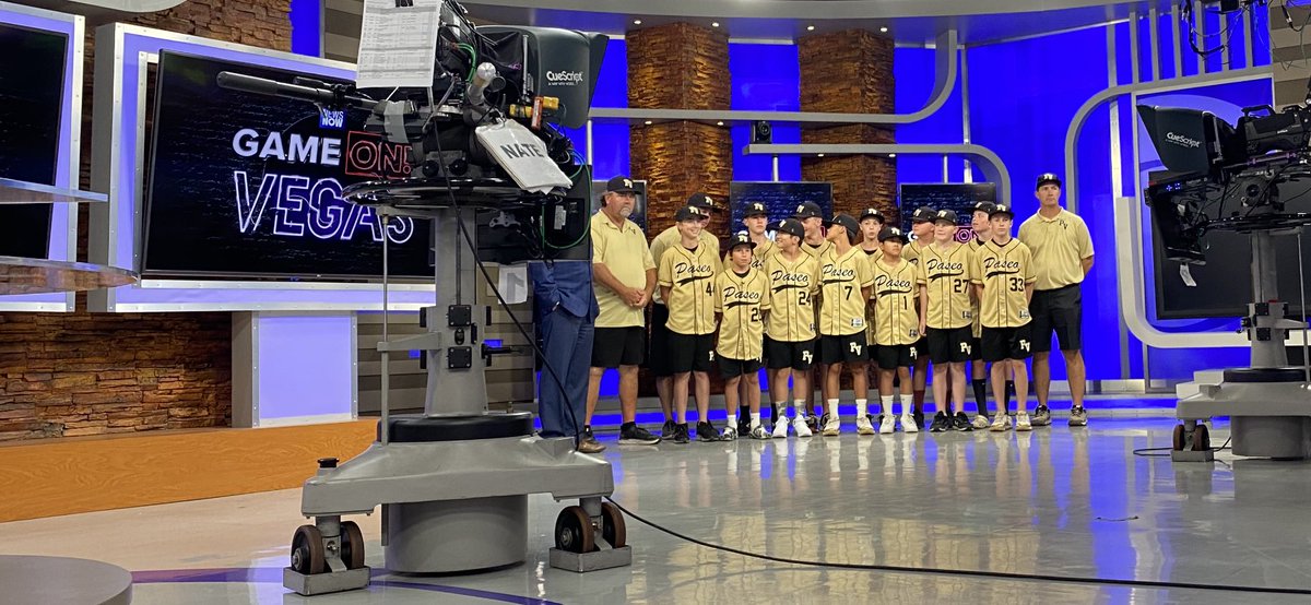 Shout out to these boys! <a href="/PVLL_NV/">Paseo Verde Little League</a>  Nevada state champs! Lost in the regional semifinals in San Bernardino to Utah. One step away from the World Series! Proud of you. Top 20 in the country! In the studio today, airing tonight on 8! We’ll be watching!  <a href="/KLAS_People/">KLAS-TV, Channel 8</a> <a href="/LittleLeague/">Little League</a>
