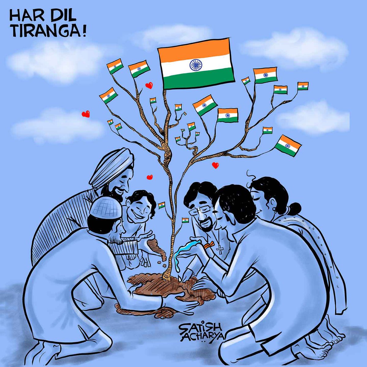 aadilashraf2002's tweet photo. Happy Independence Day to all my Hindu,Muslim, Sikh brothers and sisters....We are divided by religions but united by nation 🇮🇳❤️🇮🇳🥰❤️
#IndependenceDay2022 #IndiaAt75 #UnitedNations #HappyIndependenceDay https://t.co/Fa8esJIV5F
