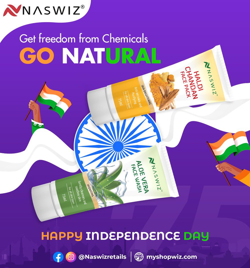 NaswizRetails's tweet image. This Independence Day, let&apos;s take a pledge to protect the peace, diversity, harmony, and unity of our great nation. Happy Independence Day.
#naswiz #naswizretails #IndependenceDay #directselling #networkmarketing