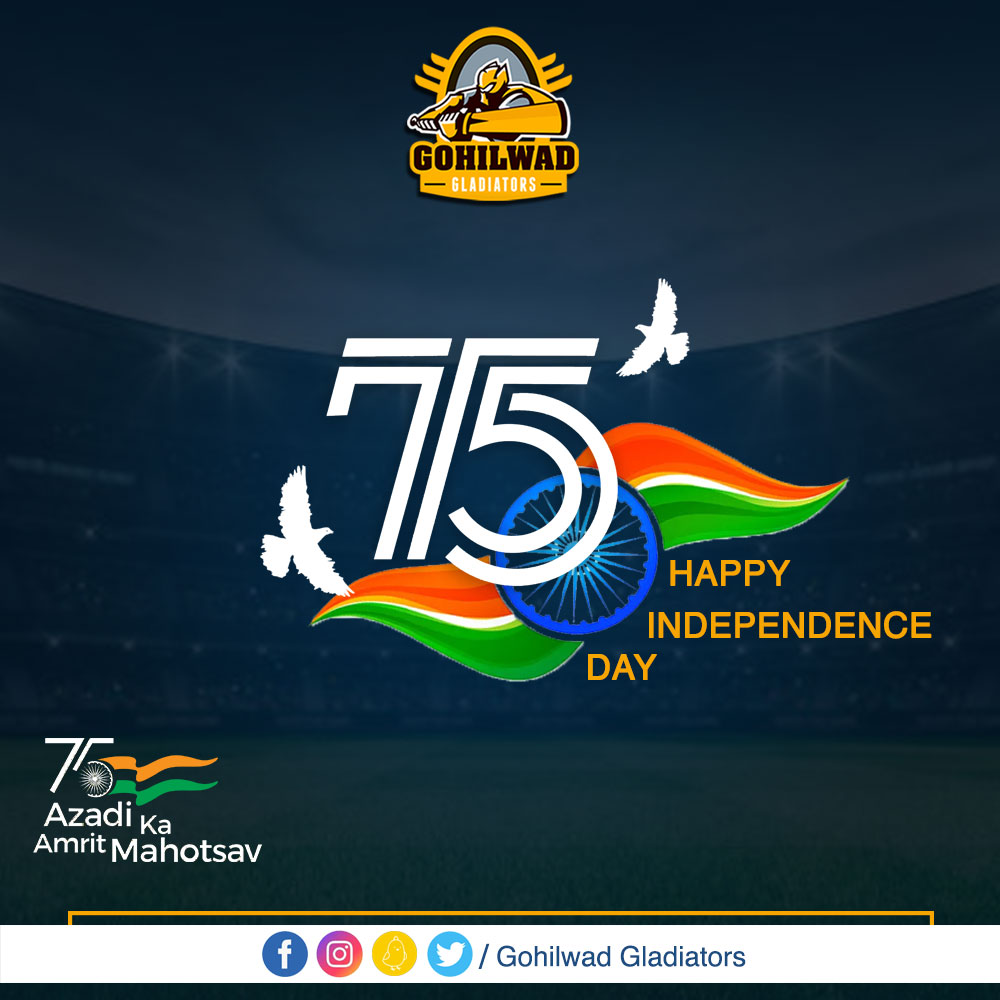 TeamGohilwad's tweet photo. #Freedom is something you have to fight for. We have fought hard to earn it, so let’s #celebrate our freedom. Never let go of it and always carry it in your heart. 

Happy #IndependenceDay! 🫡🇮🇳

#spl #splteam #GohilwadFam #GladiatorsFam #azadikaamritmahotsav #Salute #Indian https://t.co/TTFnu9JC4U