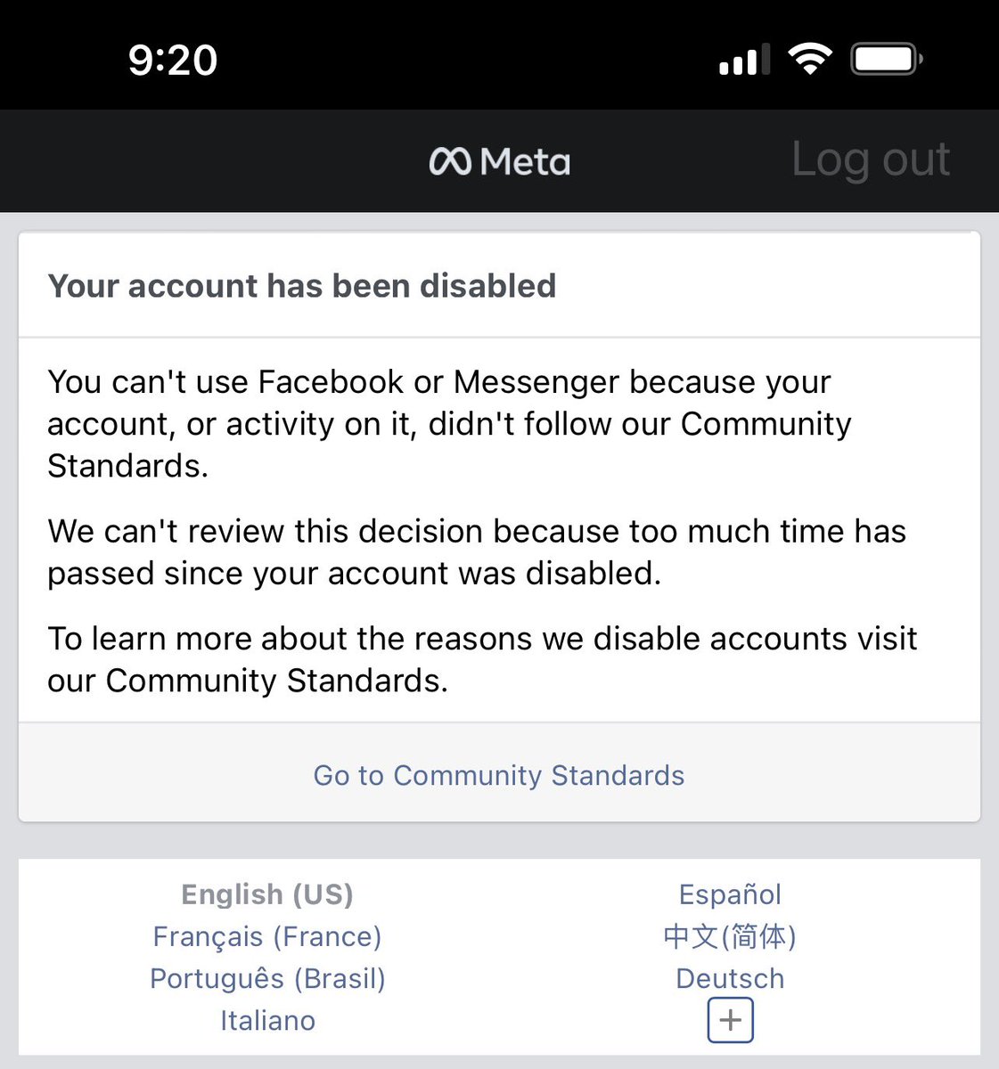 diglounge's tweet photo. @MetaNewsroom you cancelled my wife’s account after she was hacked. Is there nothing we can do? She objected but her account was still cancelled. Your algorithms are broke. https://t.co/xNS22J7eLe