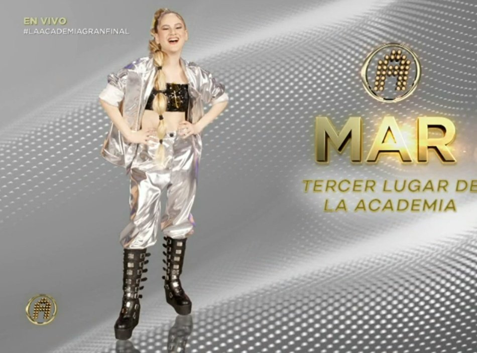 MarRendonMexico's tweet photo. Merecías el primero mi Reina, pero para nosotros eres la #1 por siempre. Te Amamos @MarRendonMusica #LaAcademiaGranFinal https://t.co/D5ni2Bf1Oa