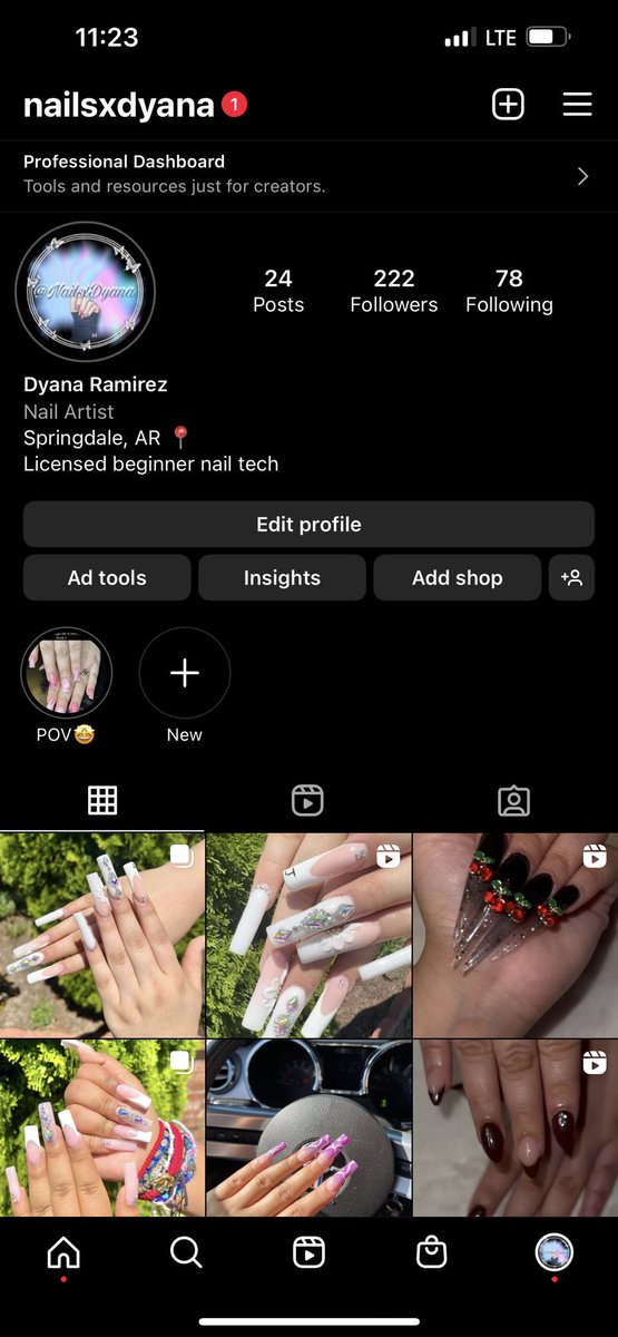 urmomdyana's tweet photo. I don’t really post on here but it would mean a lot to me if you guys checked out my nail account on Instagram 😄🫶 @ Nailsxdyana https://t.co/iIiIVTc3KF