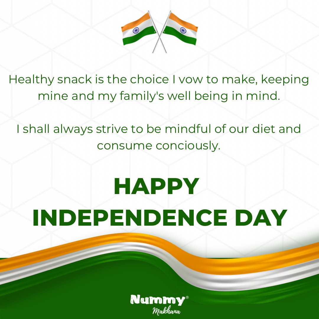 eatnummy's tweet photo. Make this pledge with us this Independence Day 🇮🇳 by sharing this post to your stories and be a truly Responsible Consumer by fighting for freedom from oily snacks. https://t.co/MA5LLYVc5A