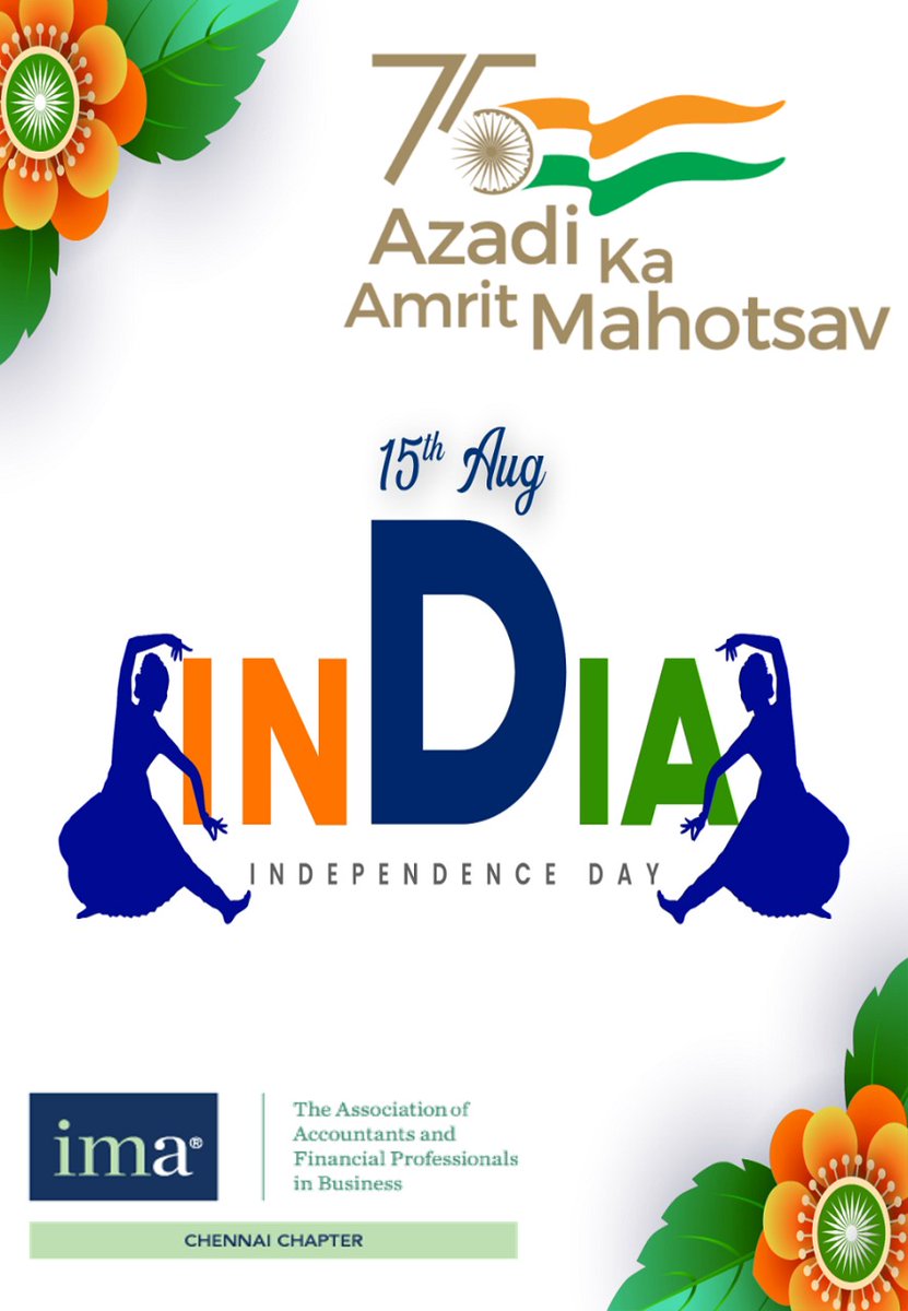 Independence day wishes from IMA Chennai Chapter. #HappyIndependenceDay