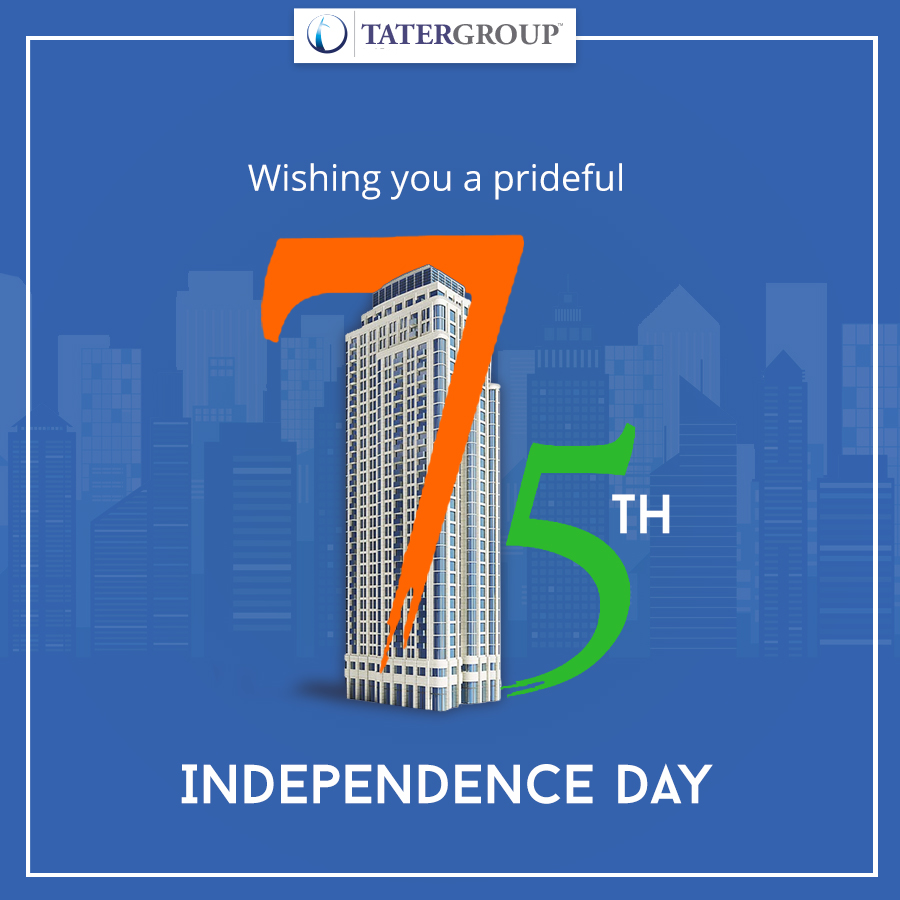 TaterRealty's tweet photo. The foundation of a strong nation is its integrity and progress. Take pride in India’s 75th year of Independence this year and hold your head high as a citizen of the country. Happy Independence Day to all 🇮🇳

#IndependenceDay2022 #HappyIndependenceDay #75thIndependenceDay https://t.co/al8eSX5k8C