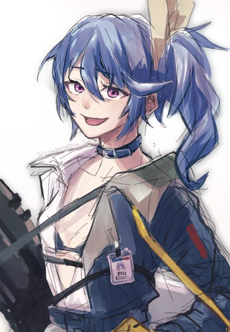 お友達の好きなゲーム(ドルフロ)ちょっとだけやってみてるんだけど好きそうな子がいたので描きたい欲だけ発散 