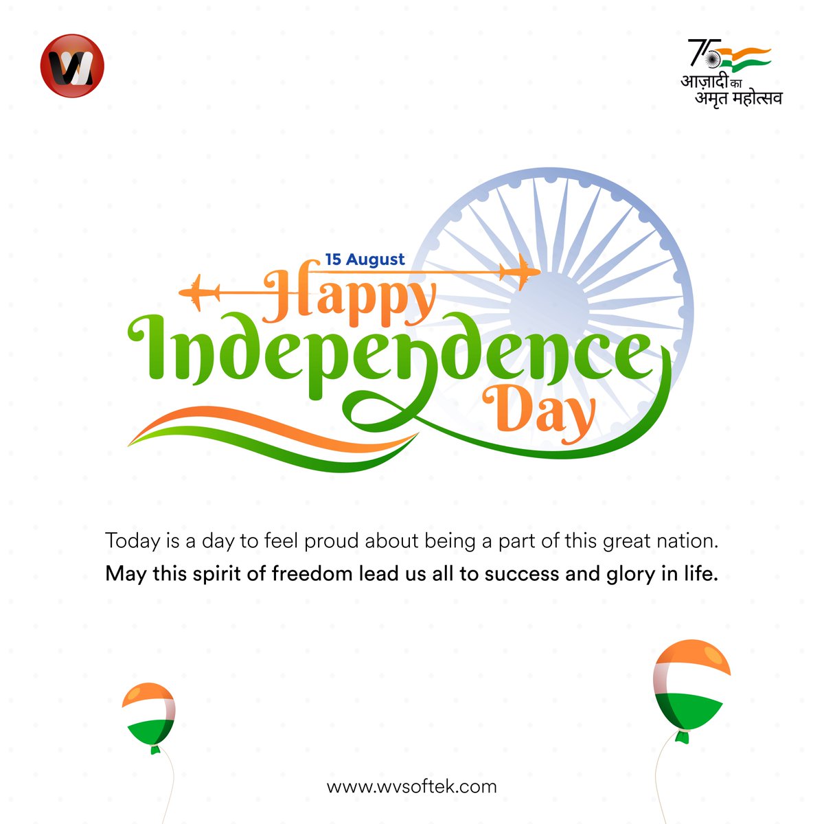 wvsoftek's tweet image. Happy Independence Day 🇮🇳
#independenceday2022 #IndependenceDay #india #AzadiKaAmritMahotsav #worldvisionsoftek #wvsoftek