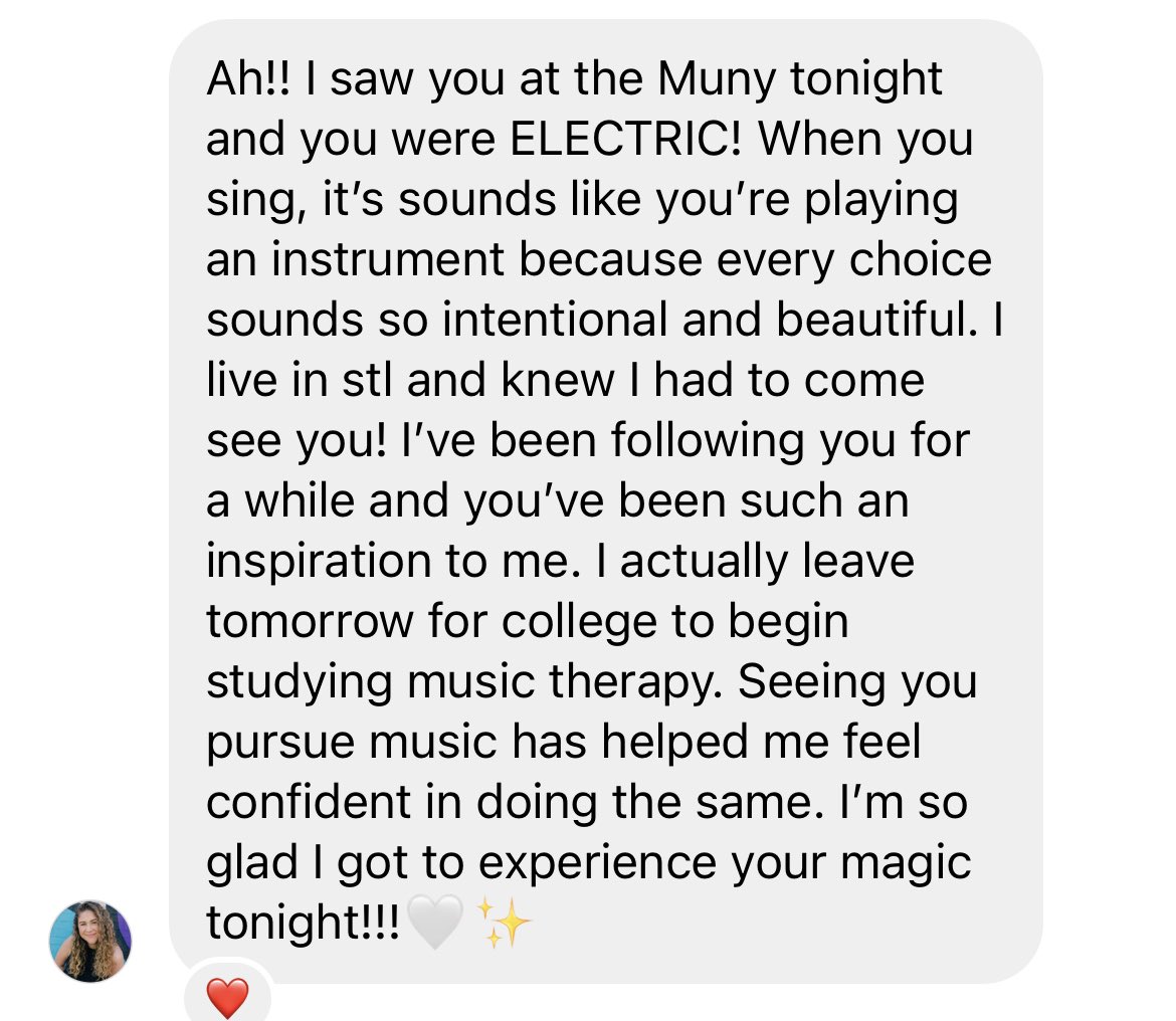This message took me out. If you only knew how much it means. 💕