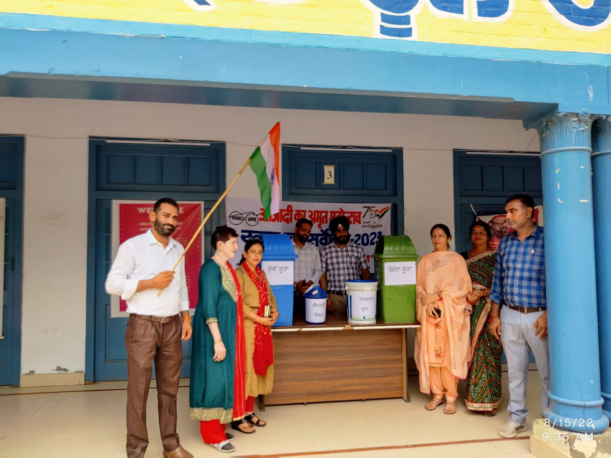 aboharchokho's tweet photo. AZADI KA AMRIT MOHOTSAV
Special Drive for Azadi Ka Amrit Mohotsav (11 Aug to 17 Aug) Celebrated at Municipal Corporation Abohar with Female Councellors, special display event for waste management. #SwachhBharat #swachhsurvekshan2023abohar #azadikaamritmahotsav #ulbcode800214 https://t.co/LL3dxRASYP