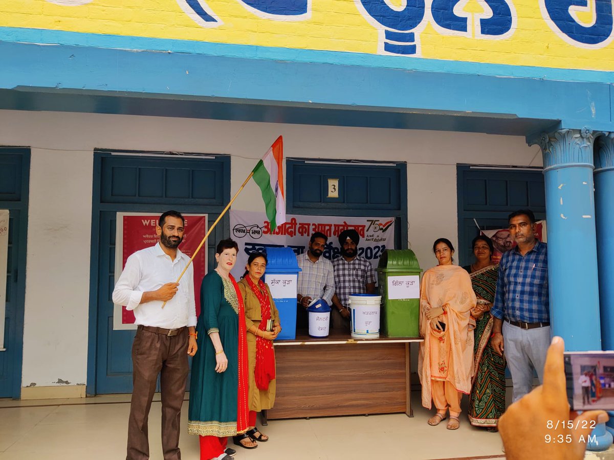 aboharchokho's tweet photo. AZADI KA AMRIT MOHOTSAV
Special Drive for Azadi Ka Amrit Mohotsav (11 Aug to 17 Aug) Celebrated at Municipal Corporation Abohar with Female Councellors, special display event for waste management. #SwachhBharat #swachhsurvekshan2023abohar #azadikaamritmahotsav #ulbcode800214 https://t.co/LL3dxRASYP