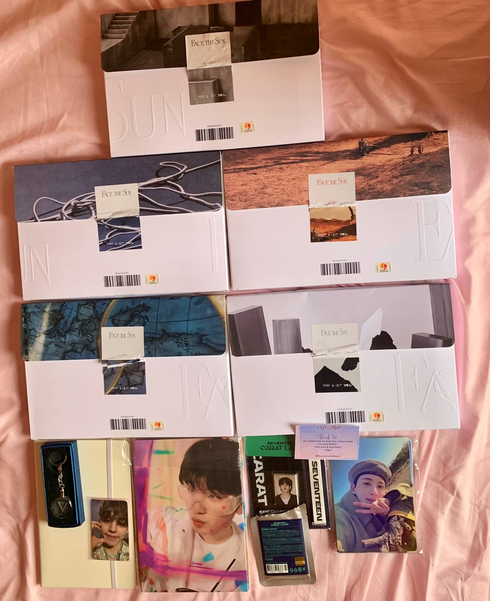 aju_niceee's tweet photo. Finally! nakauwi na sa’kin ang mga album! thank you po @Edgi_BCph for packing them safely and sa madaming freebies po! to more budols with you po♥️
#ShualamatSaBudol https://t.co/r4cIJLu9fm
