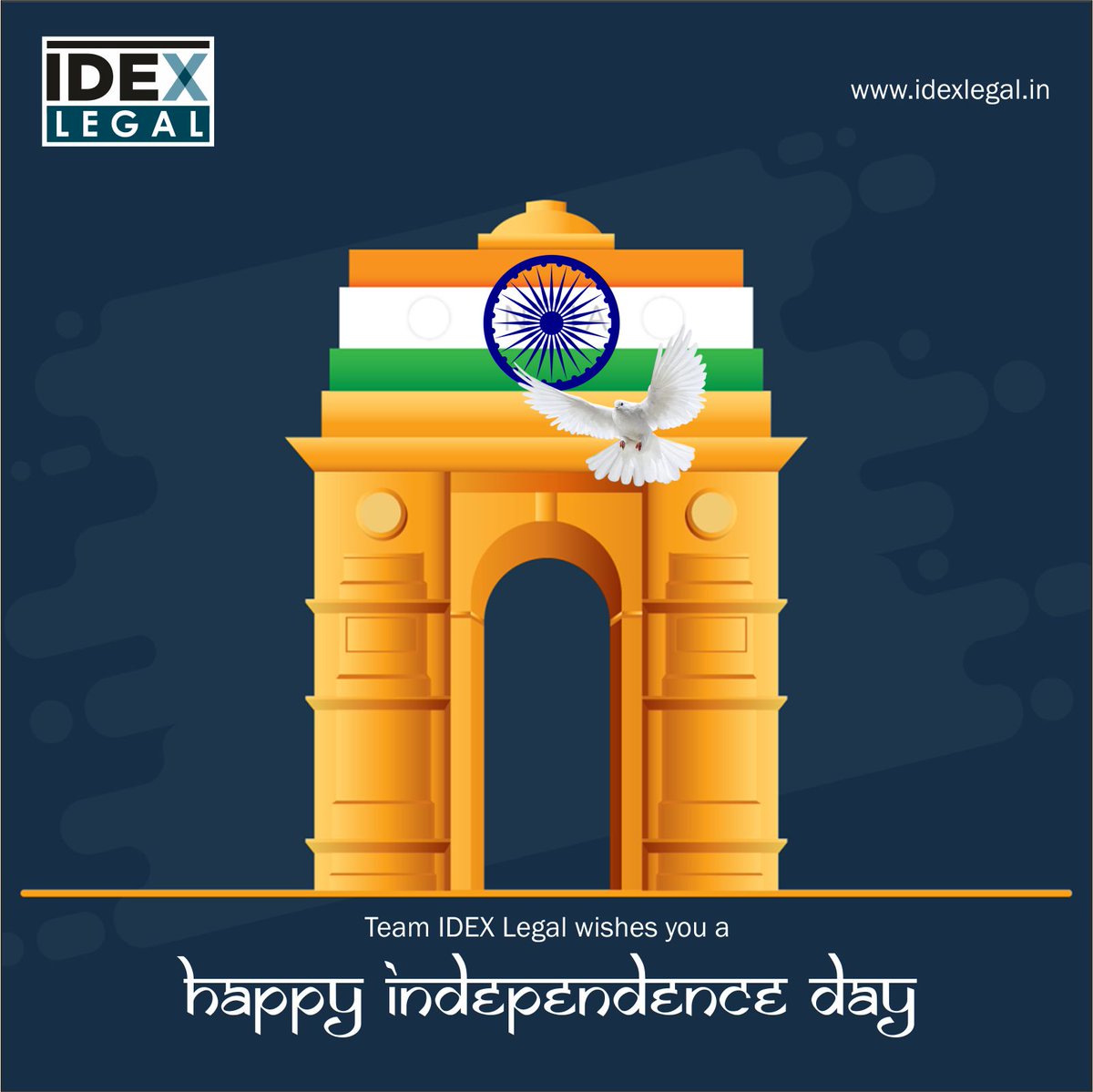 Team IDEX Legal wishes everyone a very Happy Independence Day

#idexlegal #India #IndependenceDay #15August #AzadiKaAmritMahotsav #legal #law #HarGharTiranga