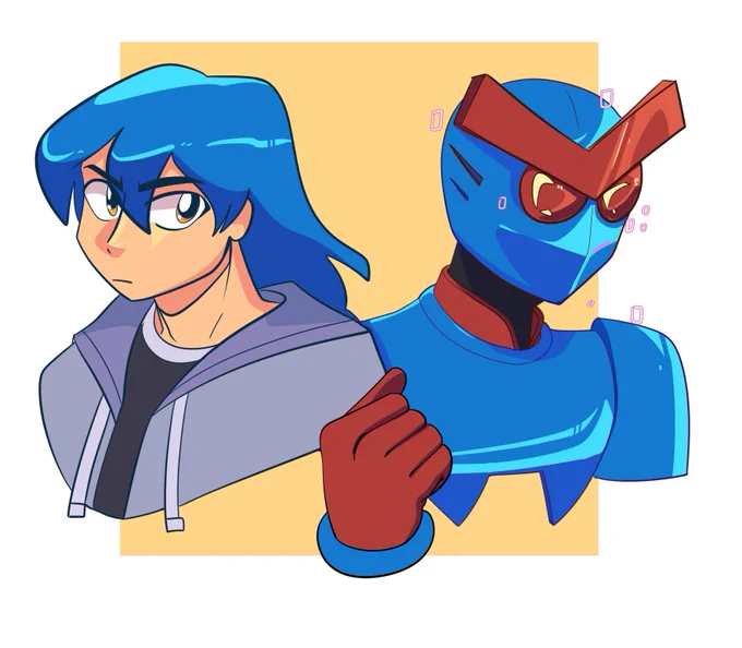 commission for  of their character Maany Fasil AKA Victory Buster!!! 
