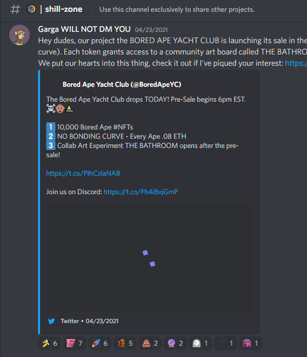 MaxLonged's tweet photo. Fun Fact: Did you know @CyberKongz predates @BoredApeYC &amp; @CryptoGarga was actually shilling it in the shill channel? Remember everyone starts from somewhere. So go get it fam! 🫡 https://t.co/4XwSDUvUch